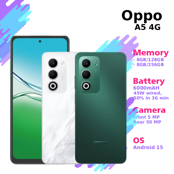 Hp/Smartphone Android Oppo A5 4G 8/128GB | 8/256GB