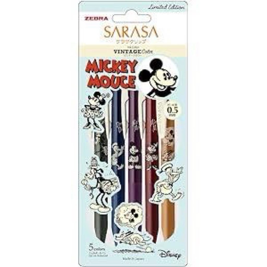 mickey sarasa set / disney sarasa