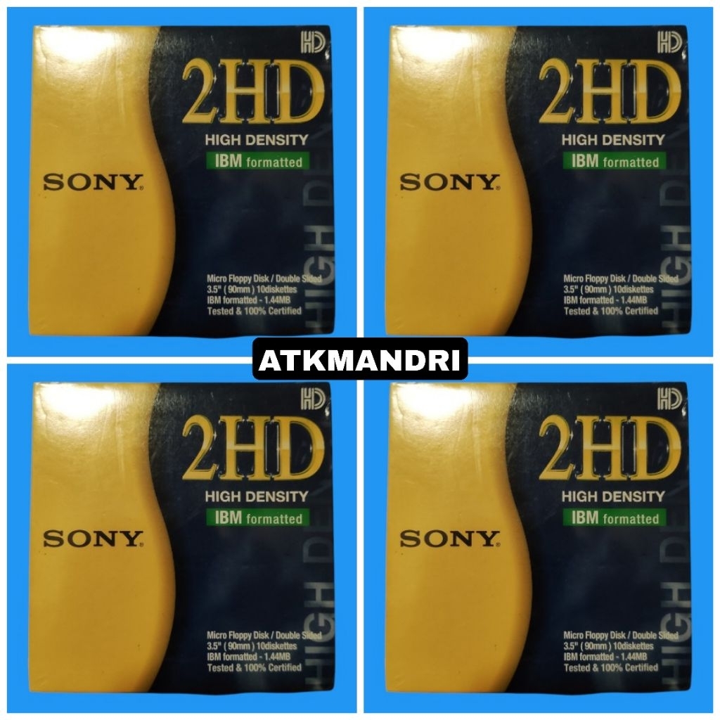 DISKET SONY 2HD MICRO FLOPPY DISK (DISKET) ORIGINAL NEW