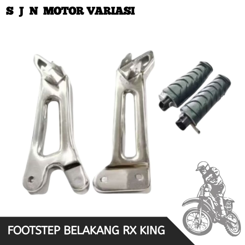 Step Belakang Rx King Footstep Rx King New Postep Rx King New High Quality 2 Varian Warna SJN Motor 