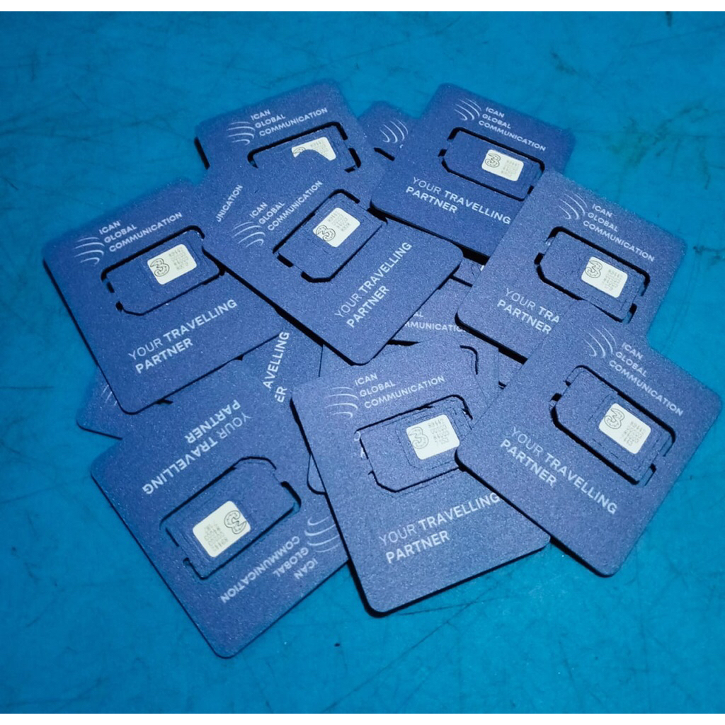 Top up simcard Eropa Simcard 3Uk