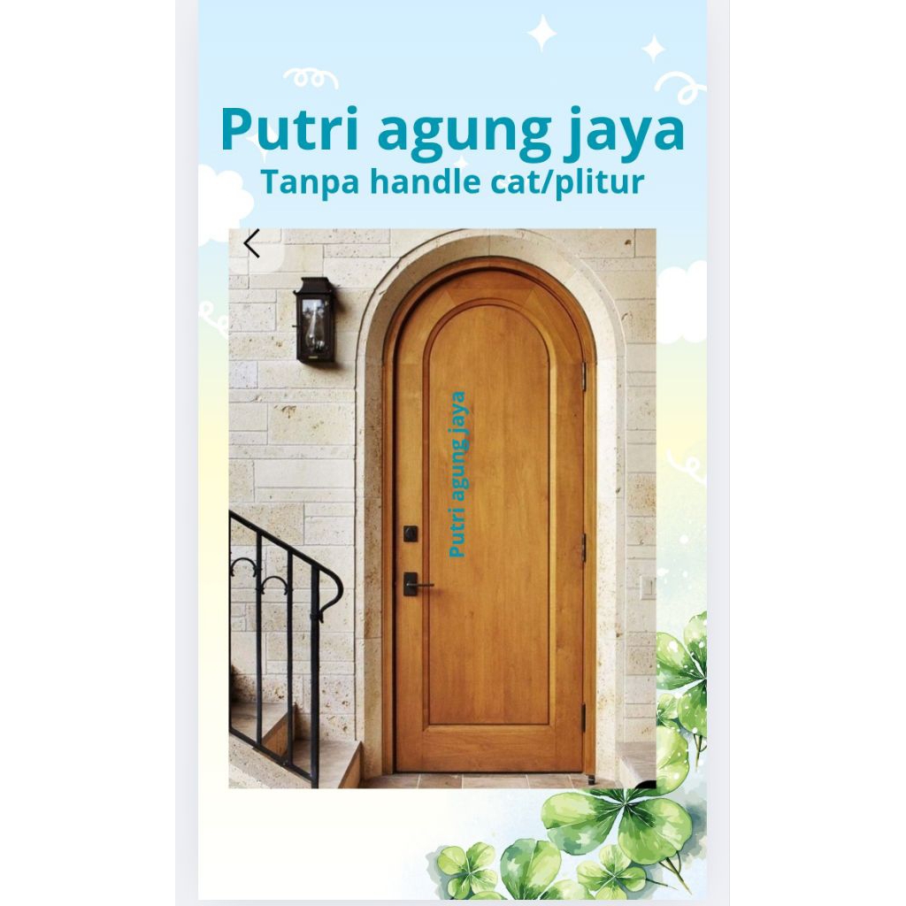kusen +pintu lengkung kayu Meranti &kamper bisa custom fast respon