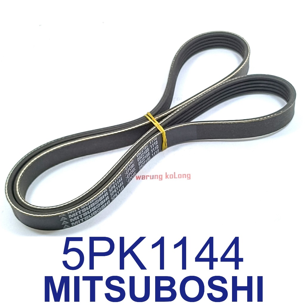 Ribbed belt 5PK1144 Jazz new RS IDSI VTEC GD3 City GD8 Mitsuboshi tali kipas Rib 5 PK 1144 HONDA fan