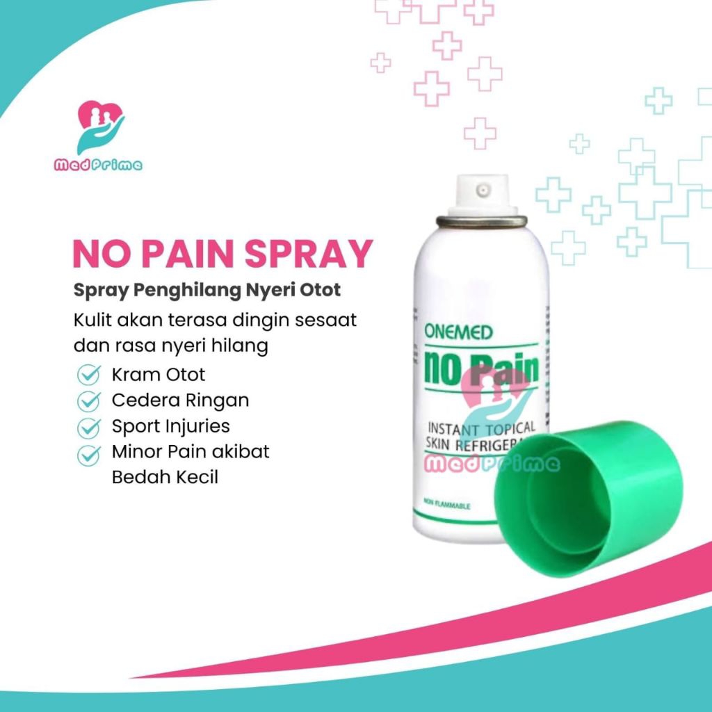No Pain Spray Pereda Nyeri Lokal Anestesi Onemed