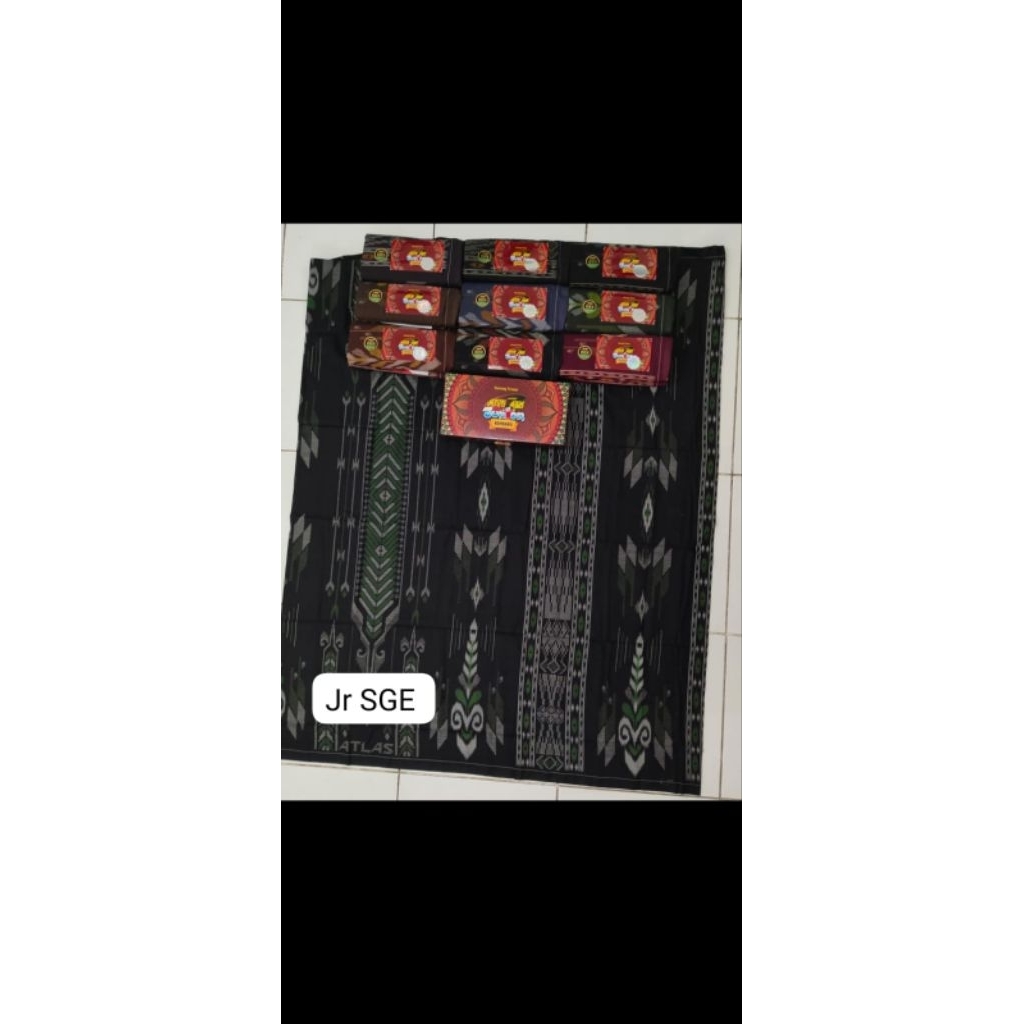 Sarung Atlas Junior Kembang Motif BHS