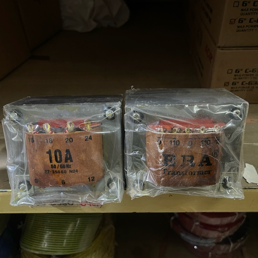 Rumahleha Trafo 10A Ampere 0-24V Non Ct Engkel Era Murni Tembaga Travo Heatsink 10 A Non Ct 24 V