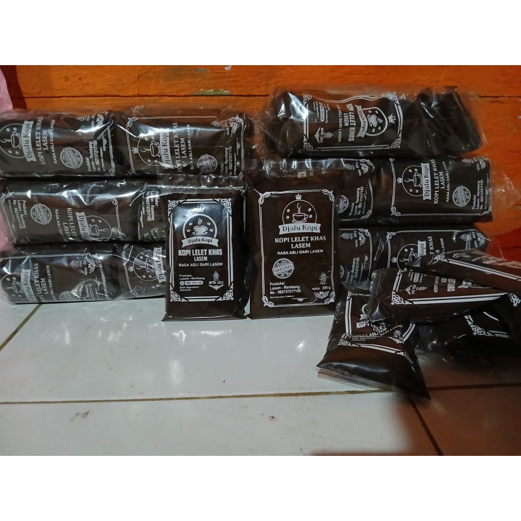 [TERMURAH]125gram KOPI LELET KHAS LASEM| DJALU KOPI