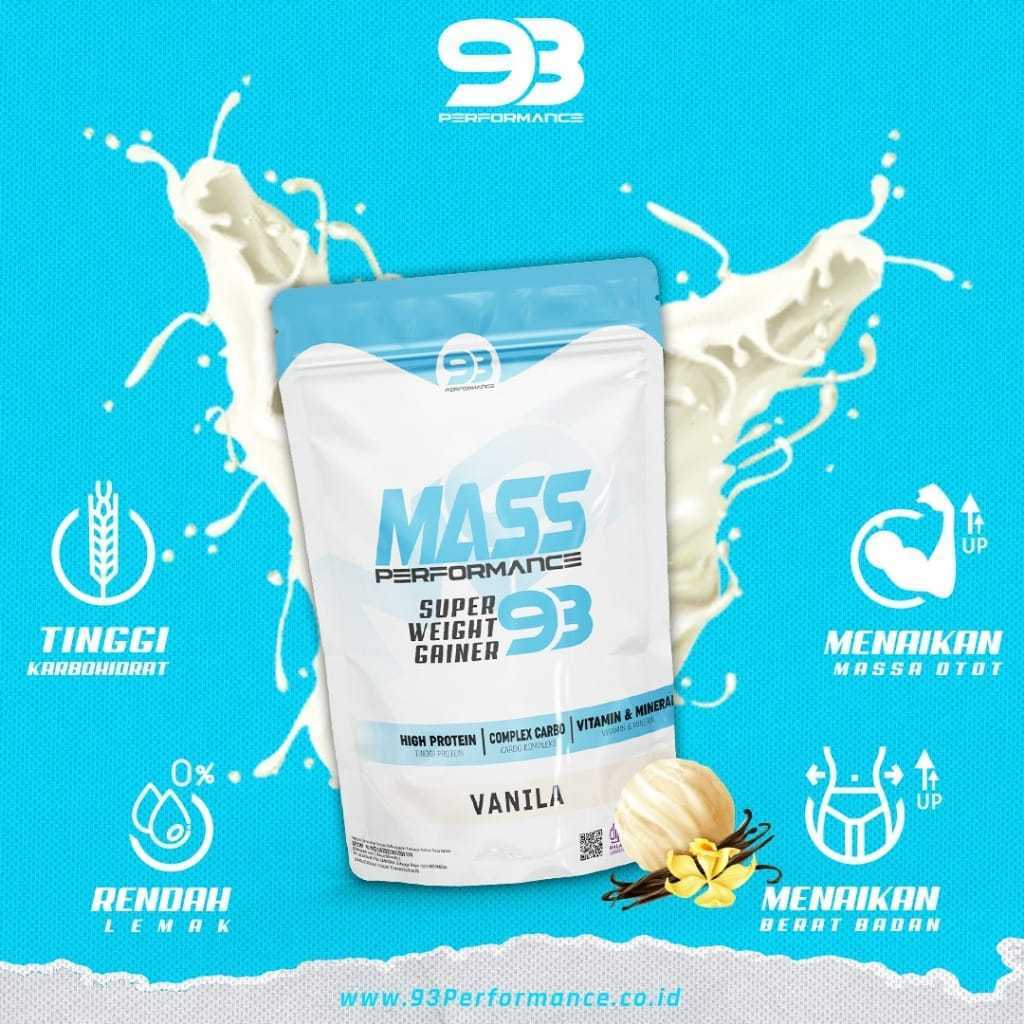 Mass gainer 93 2lbs BPOM susu penambah berat badan gainer 2lb mass 93 performance