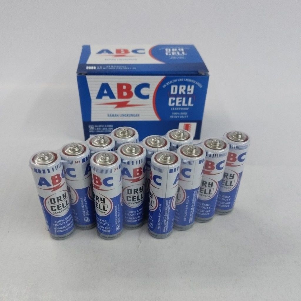 BATERAI ABC AA/D||Baterai kecil//baterai besar||ABC R6p/R20S