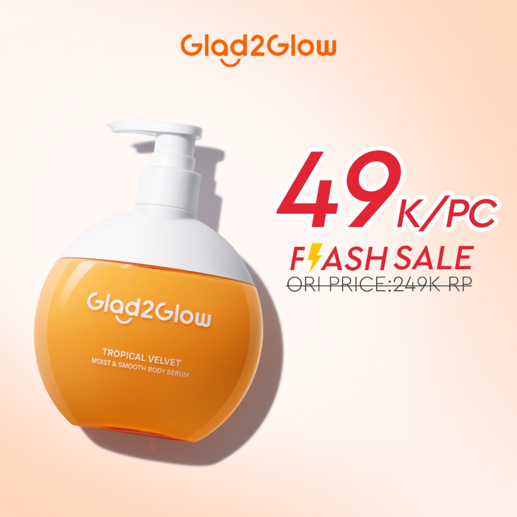 [SPECIAL DISCOUNT]GLAD2GLOW Tropical Velvet Moist & Smooth Hand Body Serum 300ml | Body Cream Body L