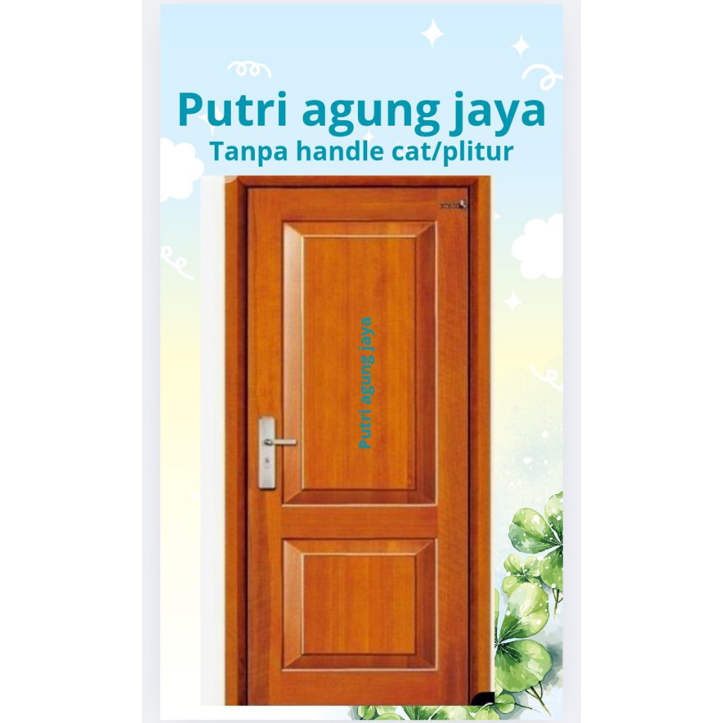 kusen+pintu kayu kamper dan meranti bisa custom fast respon