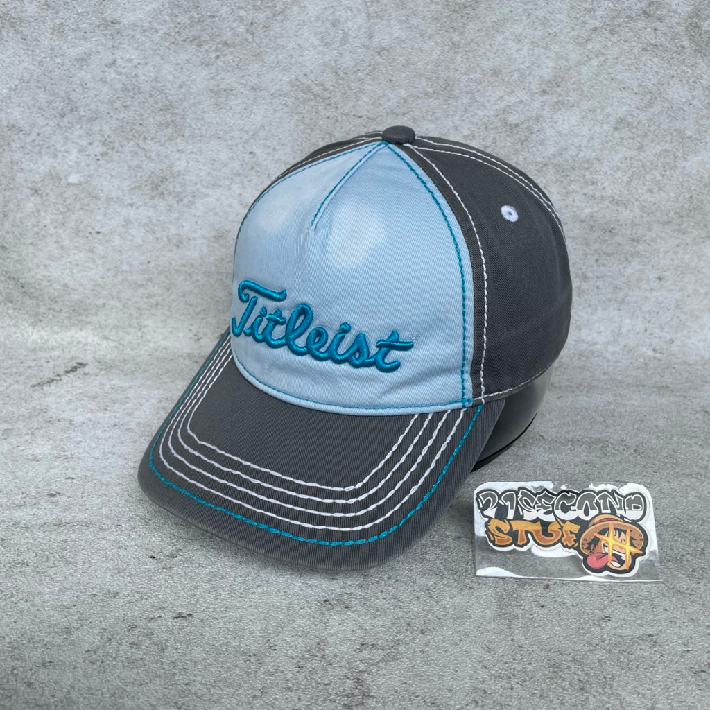 Topi Titleist Abu Biru Dewasa Second