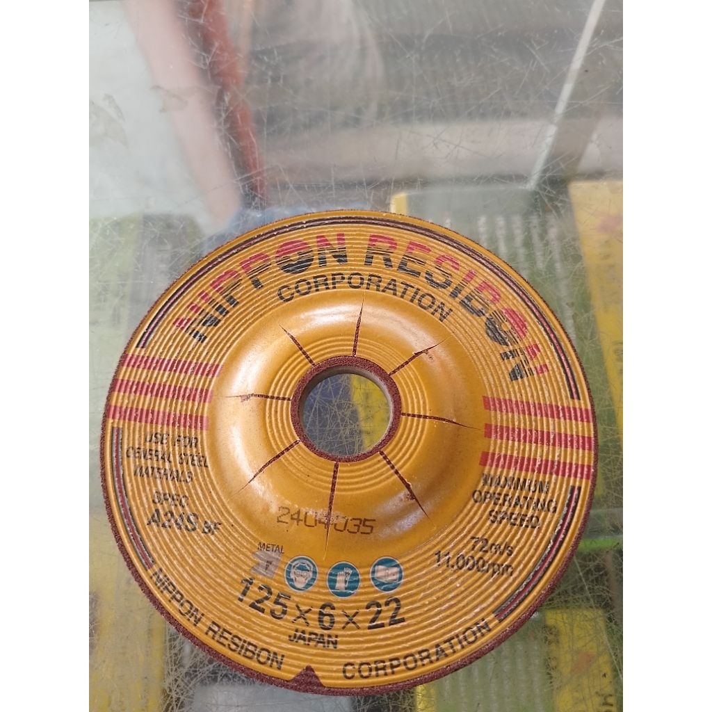 Batu Gerinda Poles/Selep Resibon 5 inch x 6 mm (BSR002)