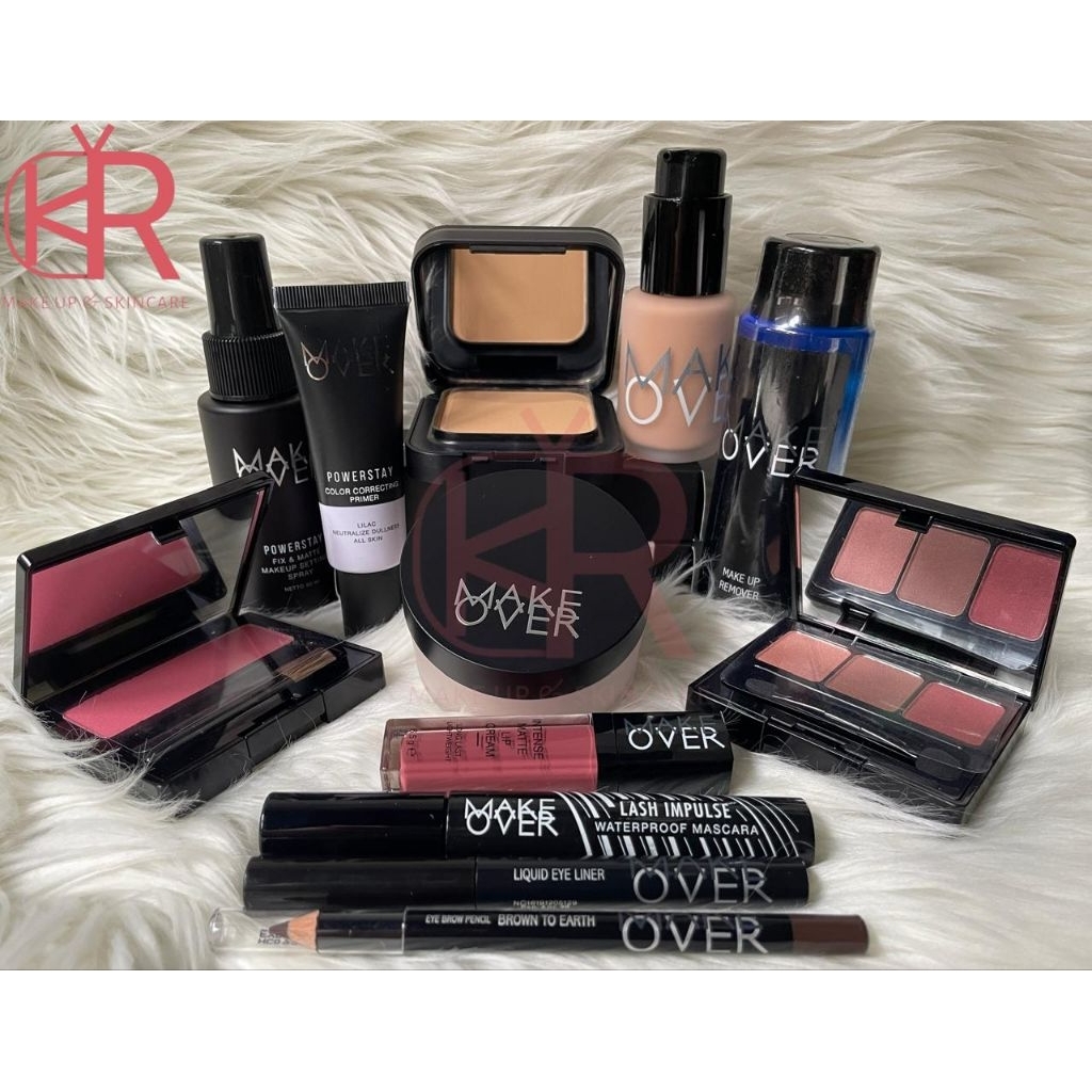 [ORIGINAL] Paket Makeup Make Over 12 Item Seserahan hantaran kado Paket make up isi lengkap murah Or
