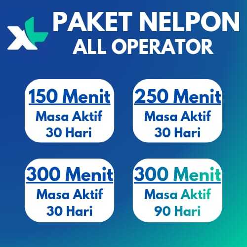 PAKET NELPON XL BULANAN MURAH
