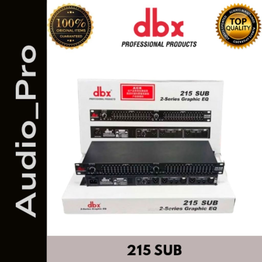 EQUALIZER DBX 215 SUB | DBX 215 + SUB EQUALIZER