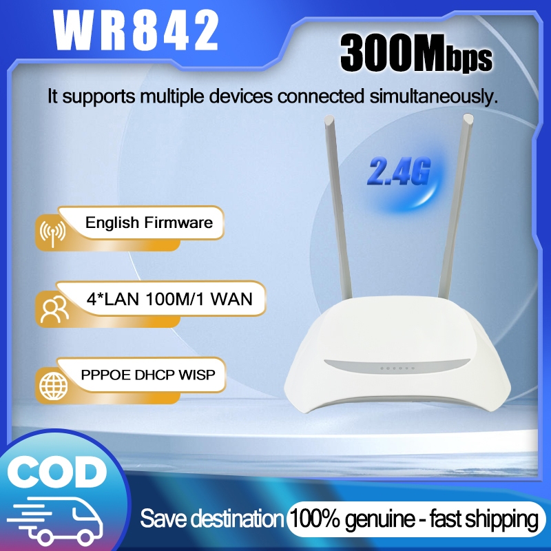 Router TP-Link TL-WR842N Wireless N Router WiFi 300Mbps Bekas Original