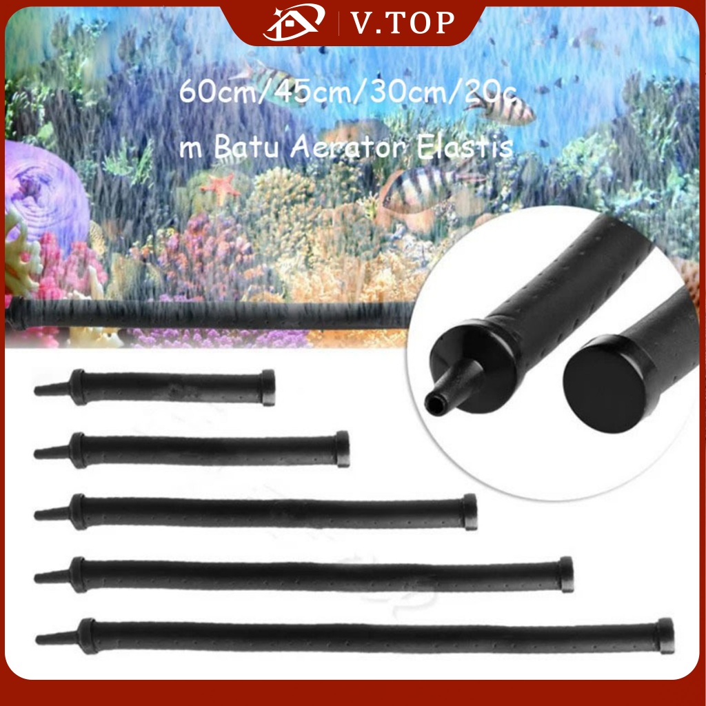 V.TOP Batu Aerator Elastis 60cm Untuk Akuarium / Batu Aerator Flexible / Batu Oxidasi Flexible / Sel