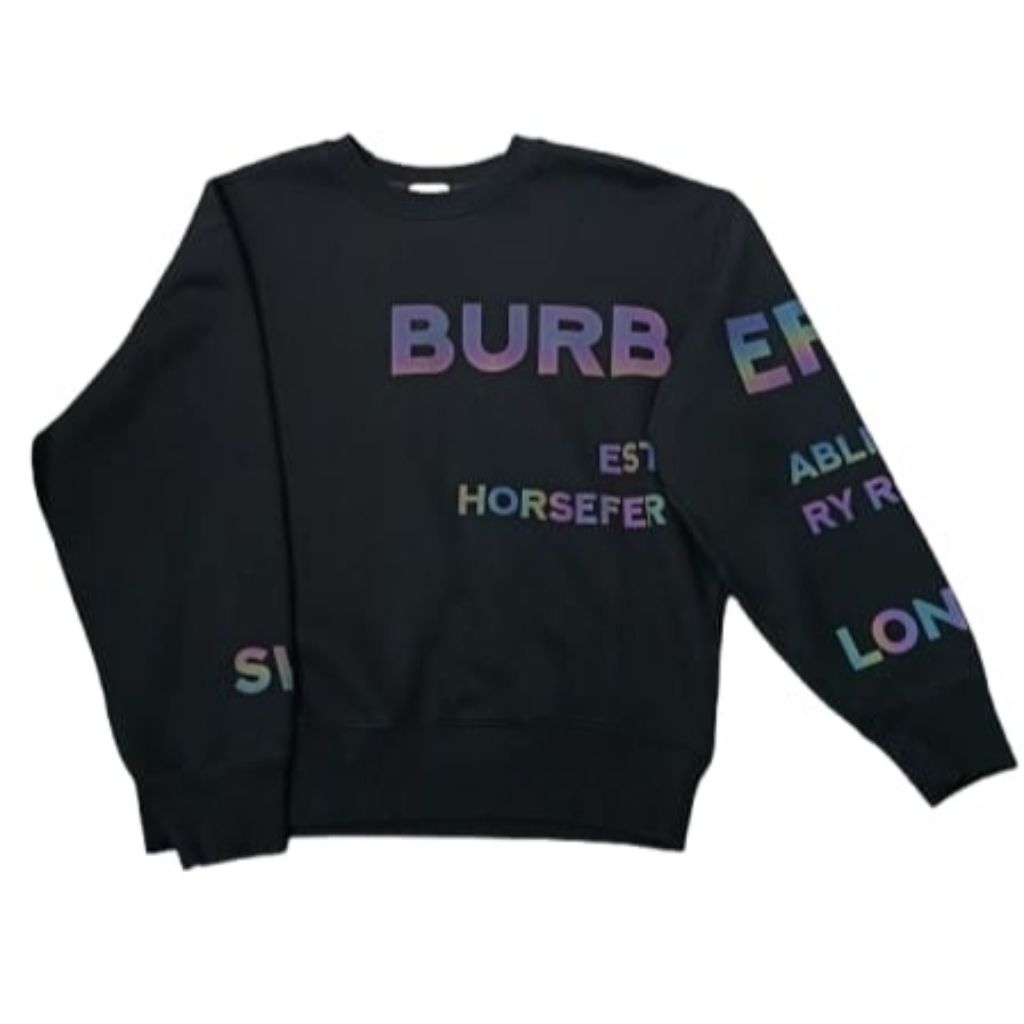 Locker Room Crewneck Brand BURBERRY hitam