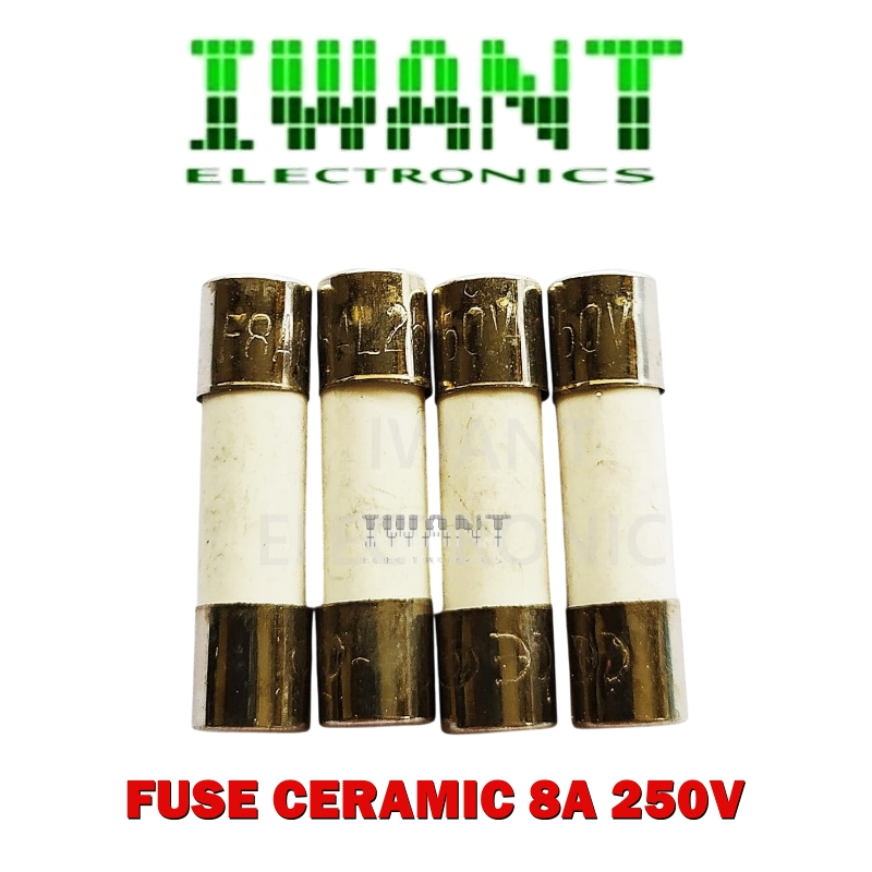 FUSE CERAMIC 8A 250V 5X20MM 2CM