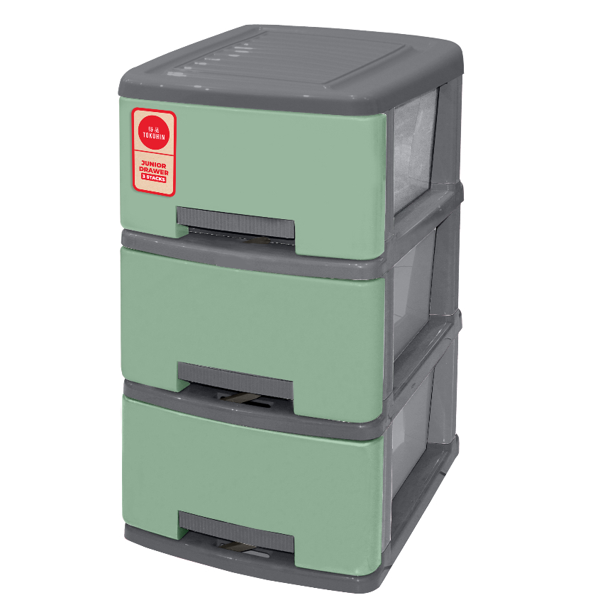Technoplast drawer tokuhin 3 susun serbaguna drawer multifungsi laci plastik tempat penyimpanan