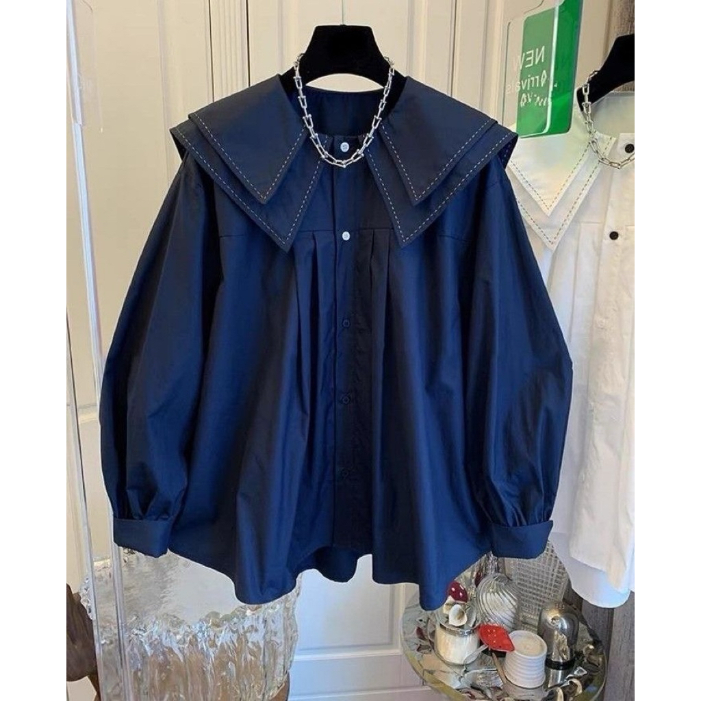 BLOUSE SAILOR KATUN POPLIN