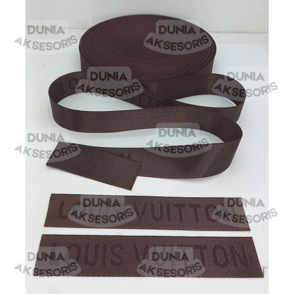 Asesoris Tas Tali Bisban / Webbing Nylon LV 4 cm (HALUS - IMPORT) - Aksesoris Tas