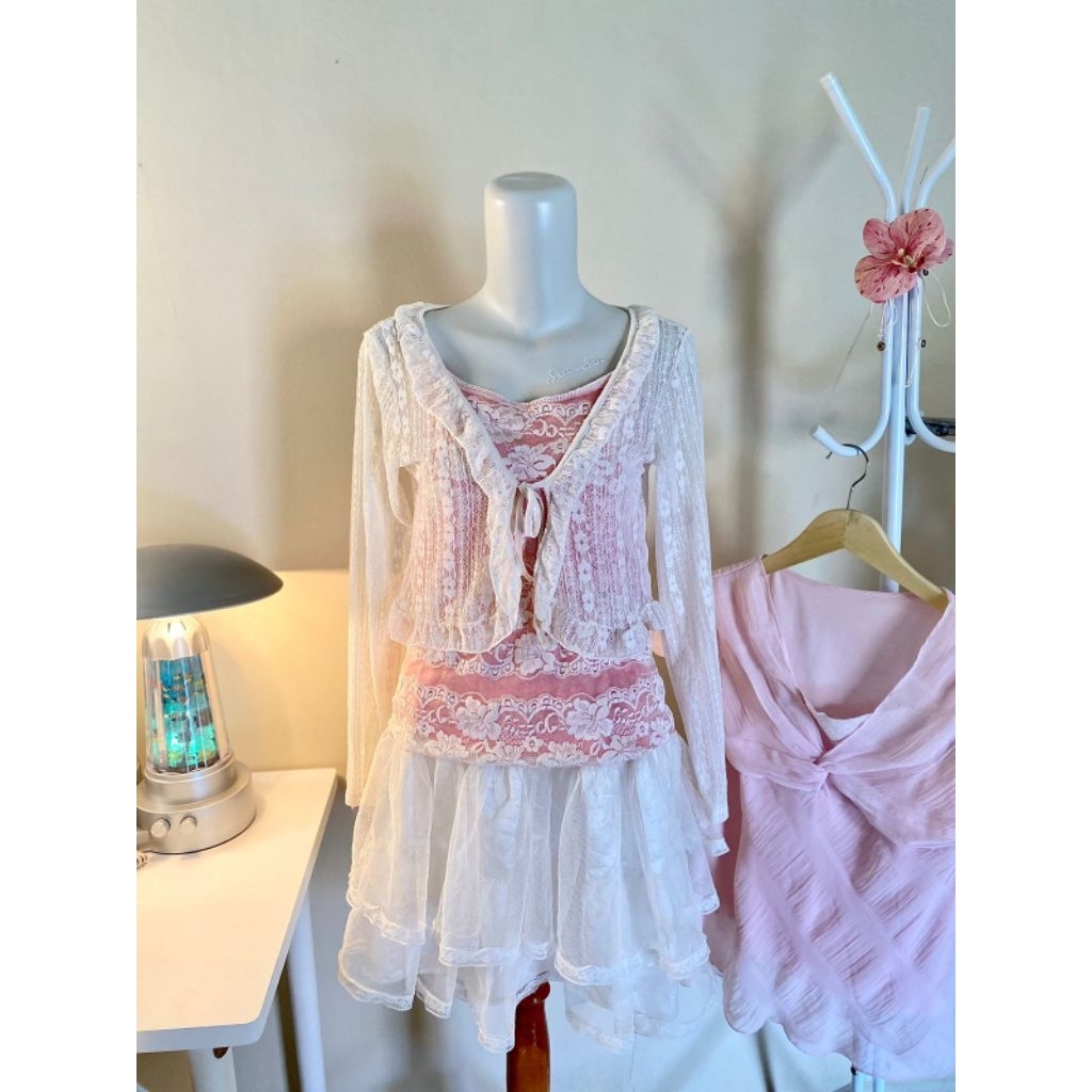 floral vintage morikei fairy core y2k gothic grunge