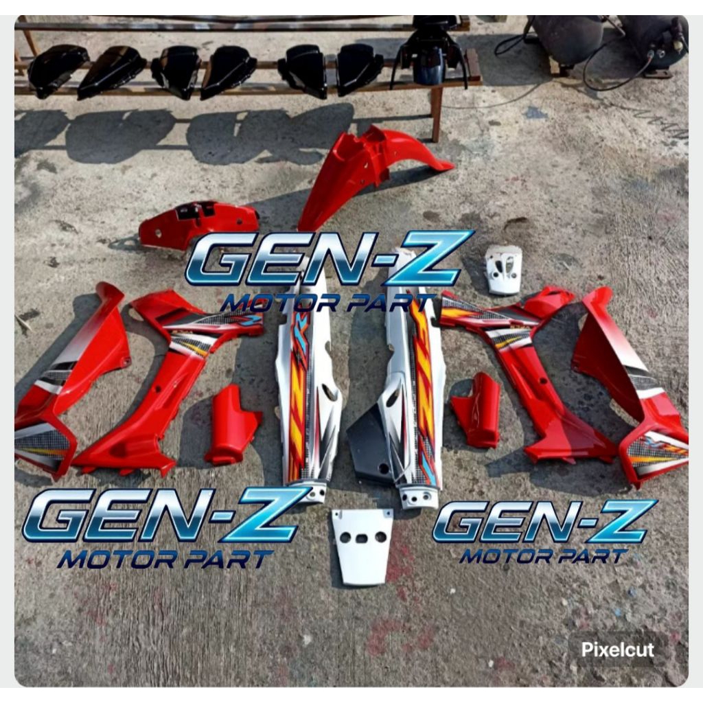 FULL BODY HALUS YAMAHA FIZ R FIZR MERAH PUTIH