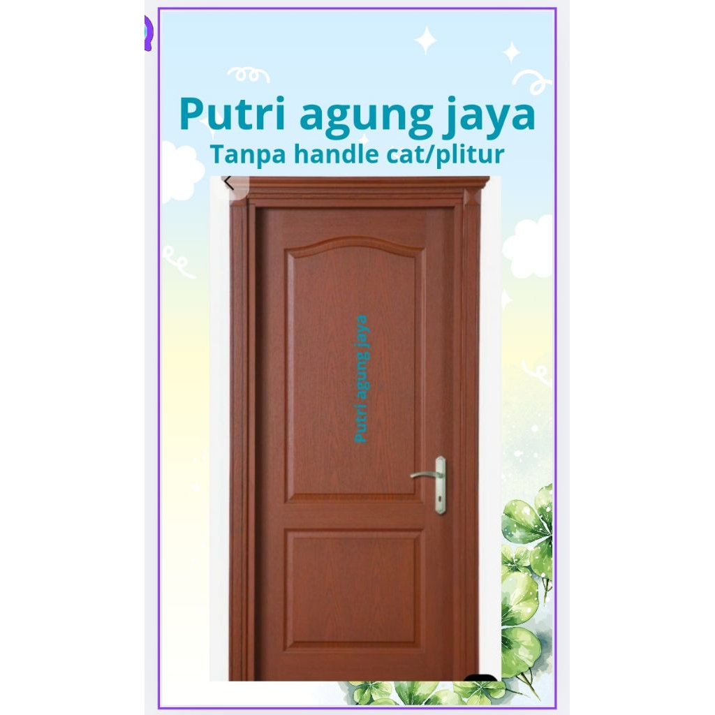 kusen+pintu kayu kamper dan meranti bisa custom fast respon