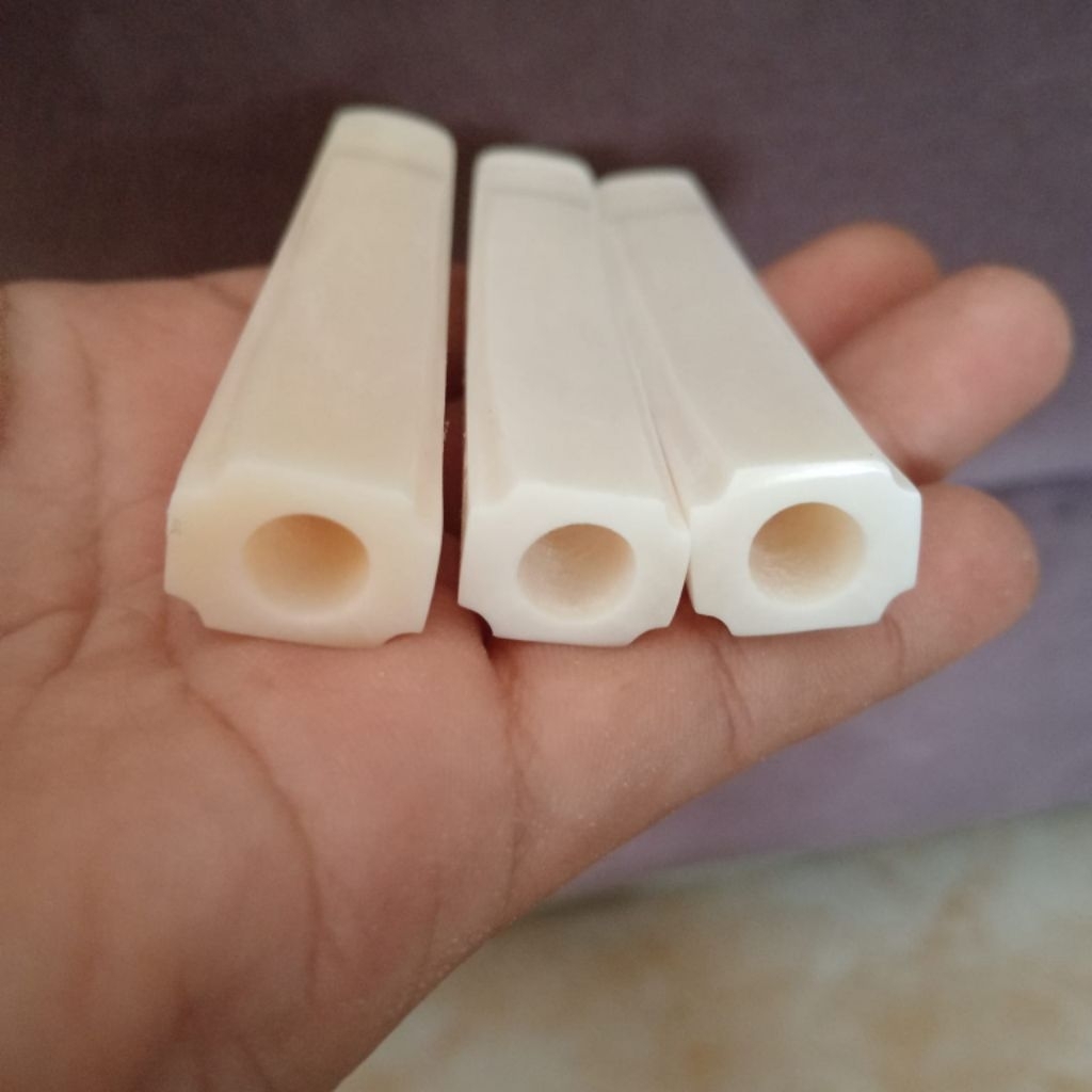 Ampirono_Mriki Once Pipa Pipo Tulang Import Model Kotak Gading 8 - 12 Cm Super Tebal Dan