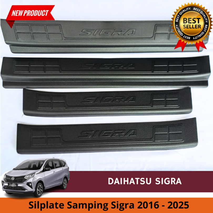 Sillplate Injakan Samping Mobil Sigra 2016 - 2024 Non LED