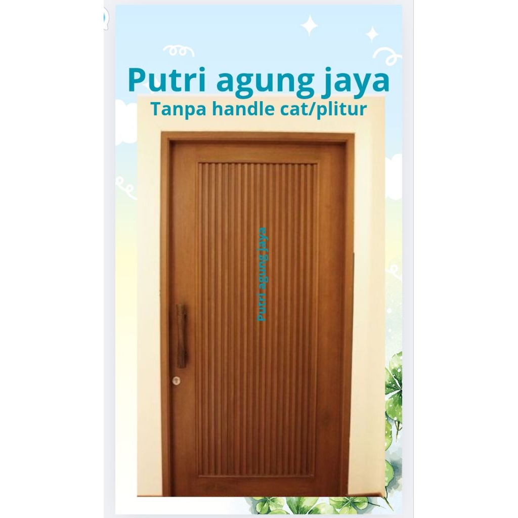 kusen+pintu kayu kamper dan meranti bisa custom fast respon