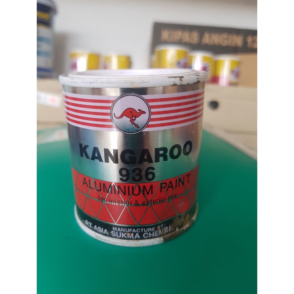 CAT WARNA SILVER KANGAROO 936 / CAT ALUMUNIUM SILVER  PERAK  TERALIS