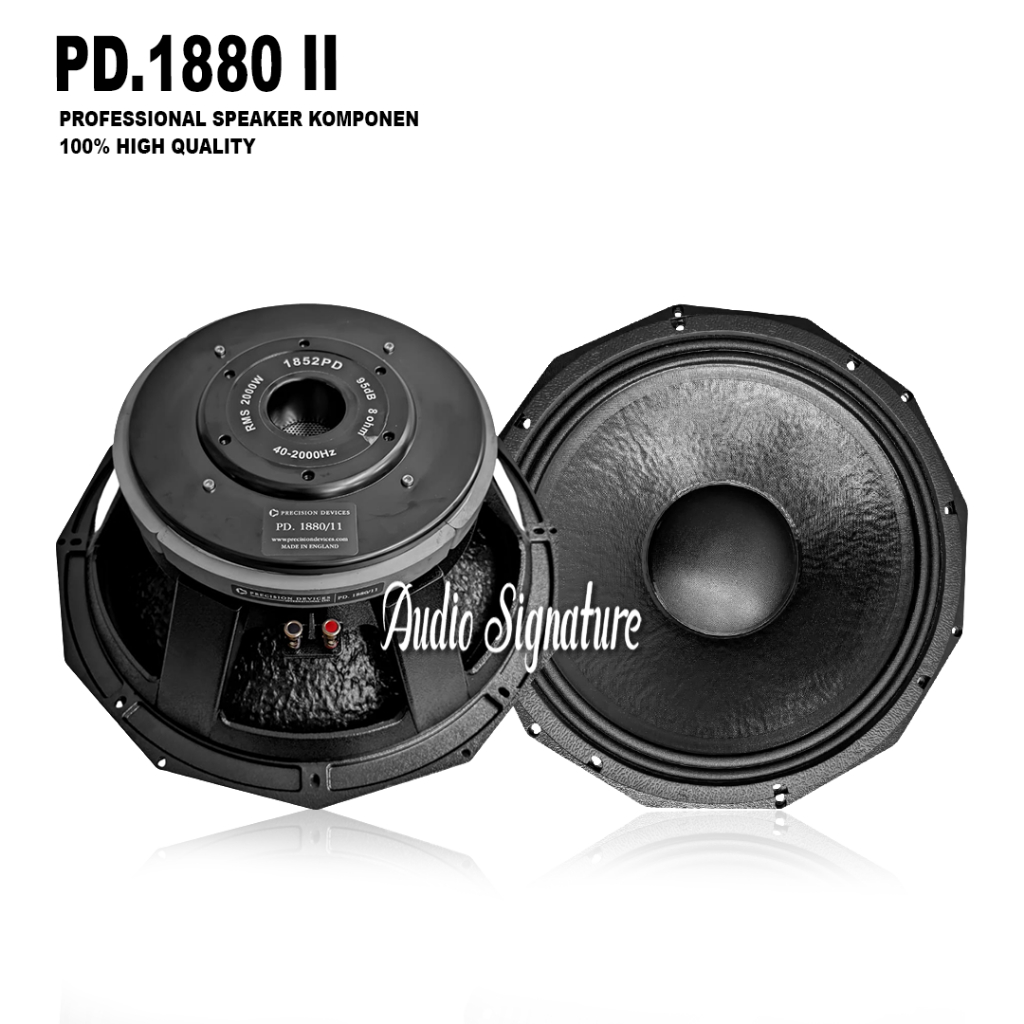 Komponen Speaker 18 Inch PD.1880 II | PD1880 II | PD 1880 II Grade A 2000 Watt