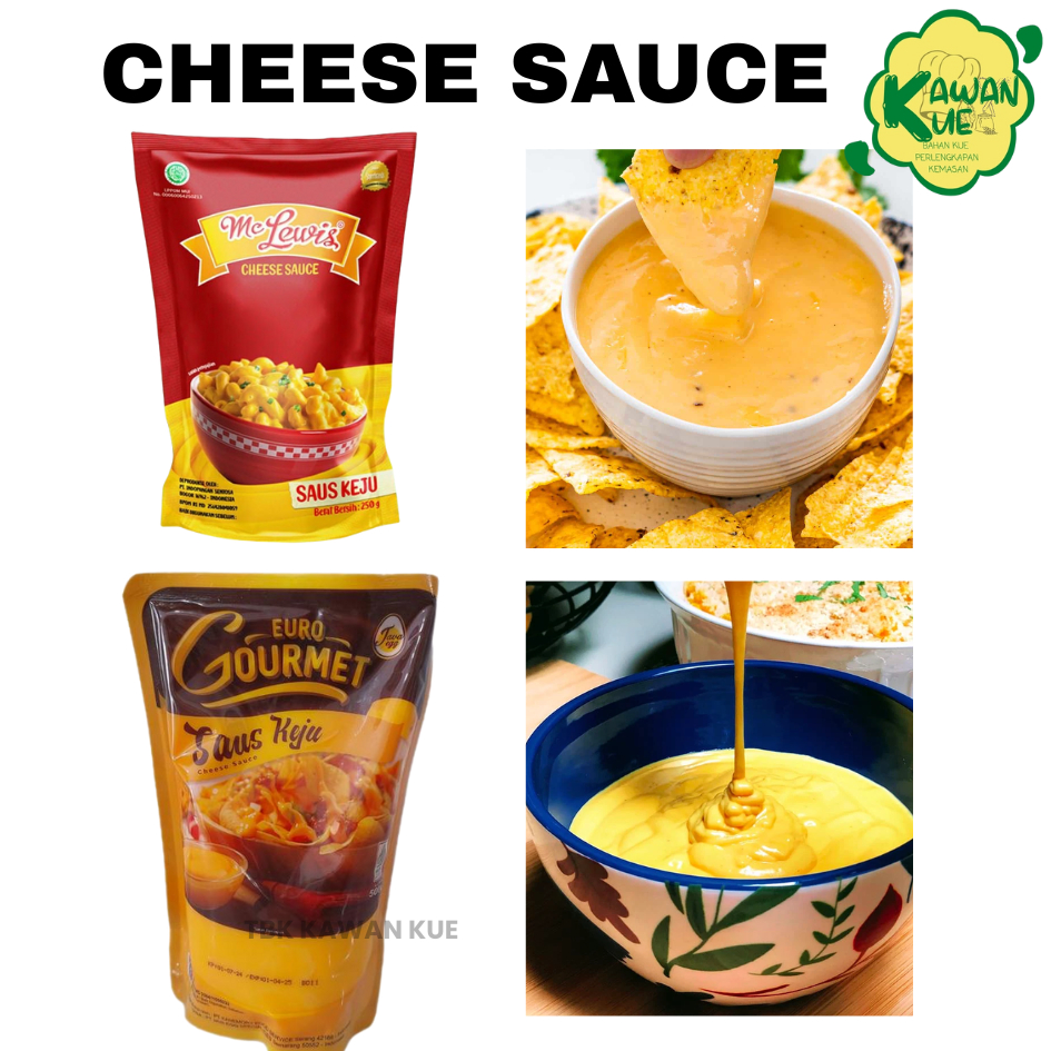 Cheese Sauce/Saus Keju/Gourmate Cheese Sauce/Mc Lewis Cheese Sauce