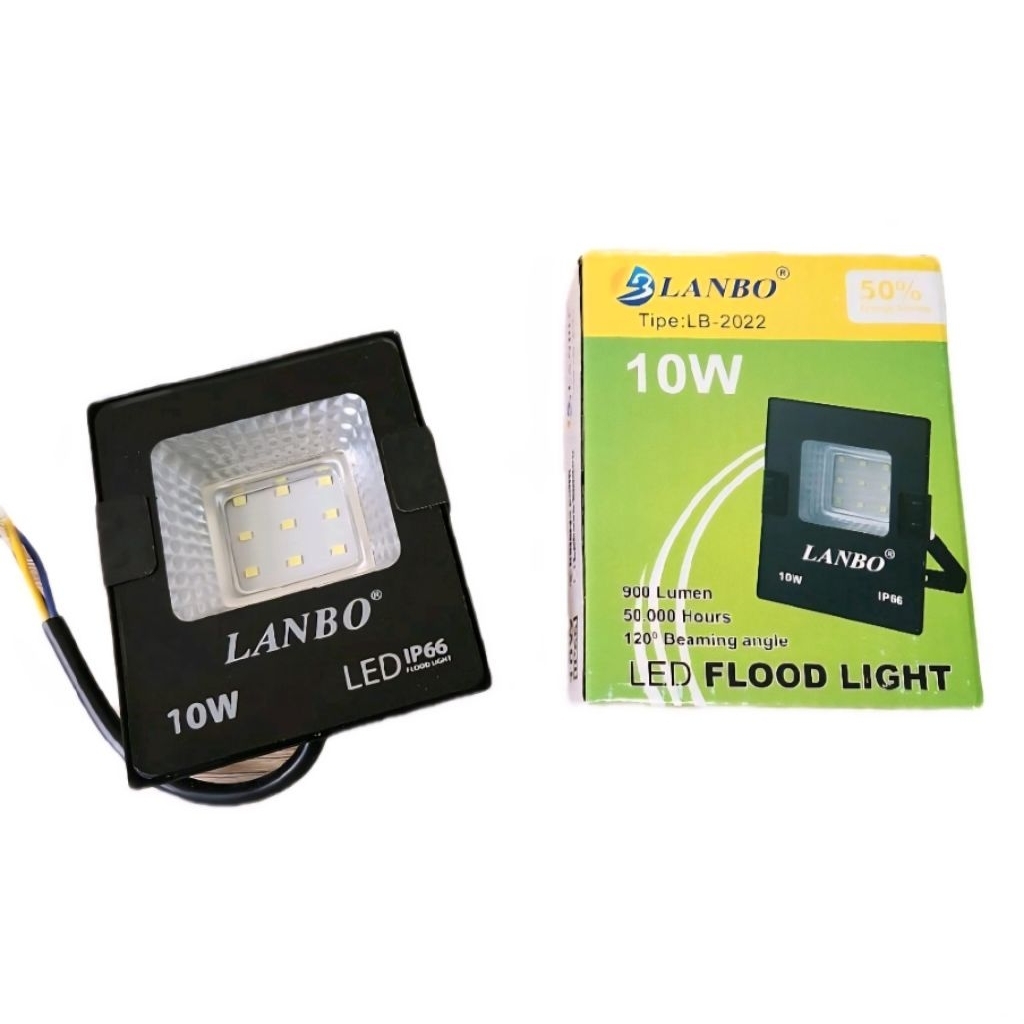 LANBO LAMPU SOROT LED 10 WATT / LED SOROT 10W IP66