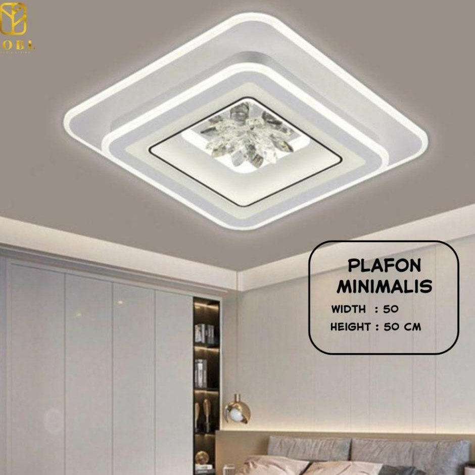 Lampu Hias Plafon LED Minimalis Kotak