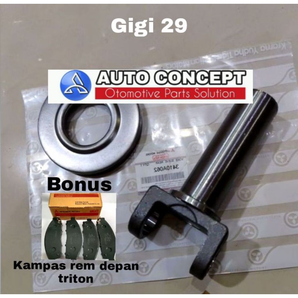 yoke sleeve belakang triton 2.5