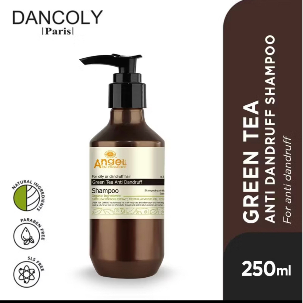 (PRELOVED) Dancoly Green Tea Anti Dandruff Shampoo | For Dandruff Hair or Hair With Abnormal Sebum S