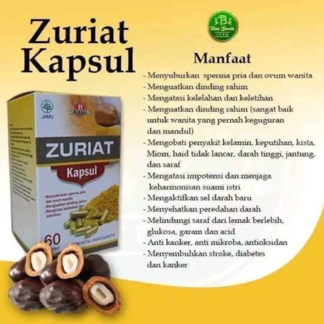 Zuriat Kapsul Buah Zuriat ORIGINAL