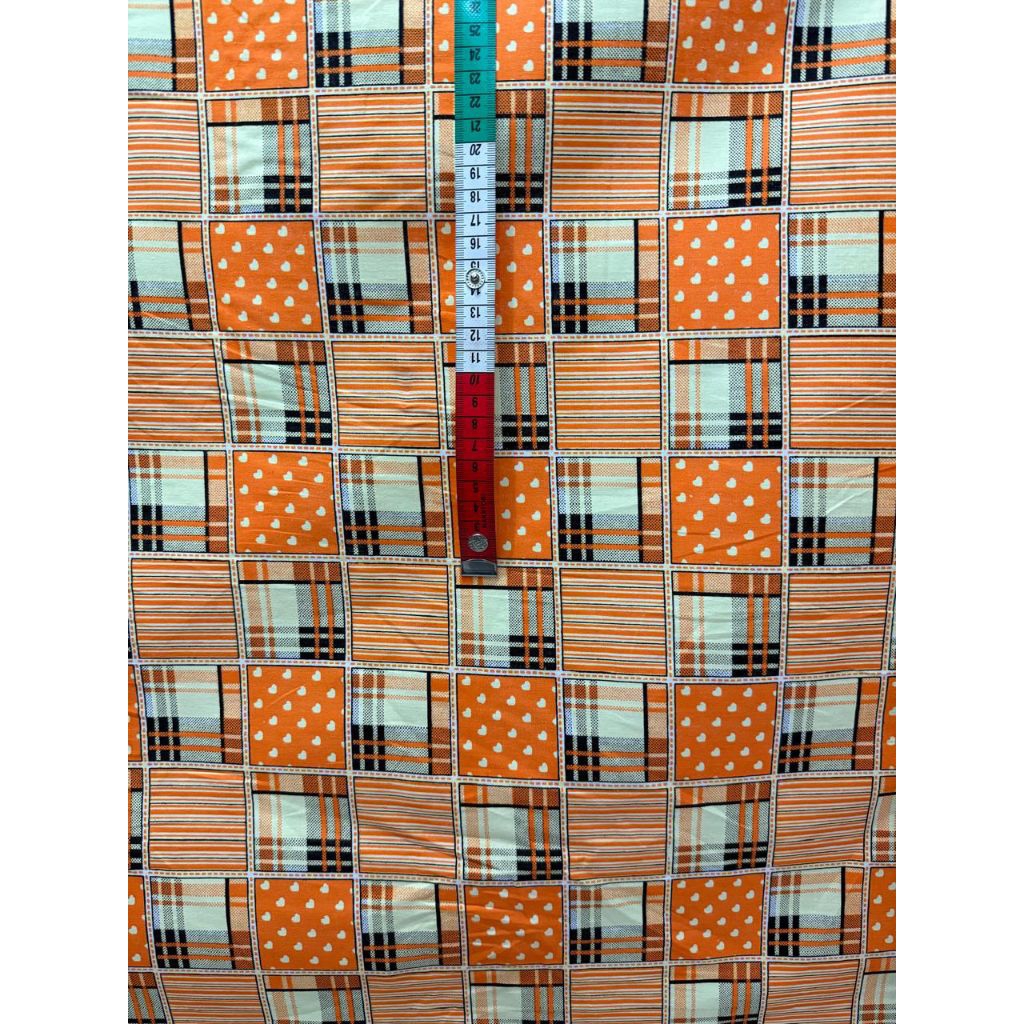 kain katun motif kotak Tartan 3