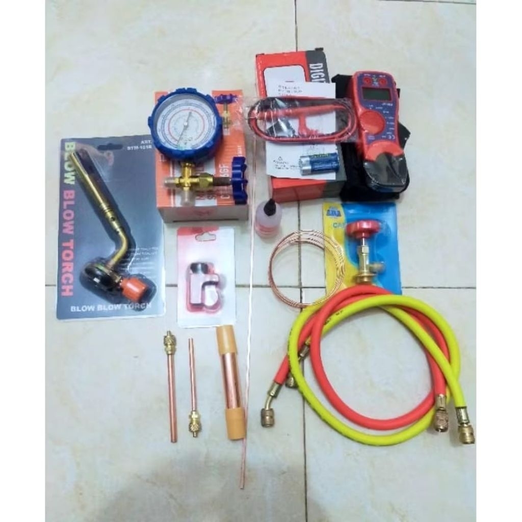 GF52-Paket Servis Kulkas Komplit / Paket Isi AC Kulkas Tanpa Freon Dan Gas