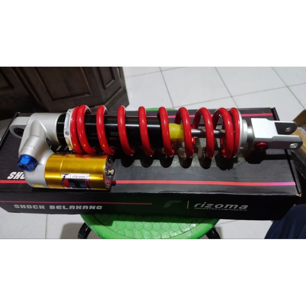 Sale bekas pajangan counter skok model mono KLX untuk odong2 (no retur no komplain) karet kuning bag