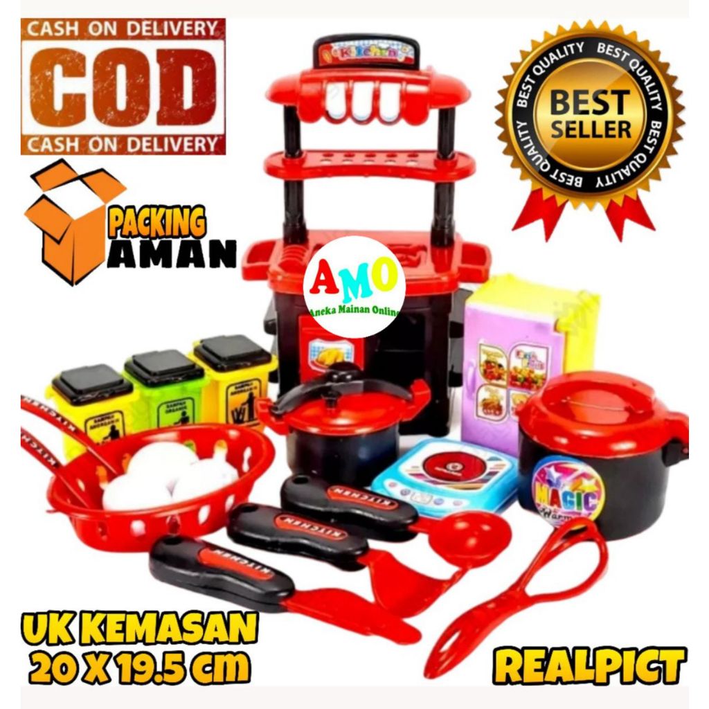 PROMO COD MAINAN MASAK MASAKAN + TELUR / KITCHEN COOK MK25//MAINAN ANAK MURAH KITCHEN COOK MK25 MAIN
