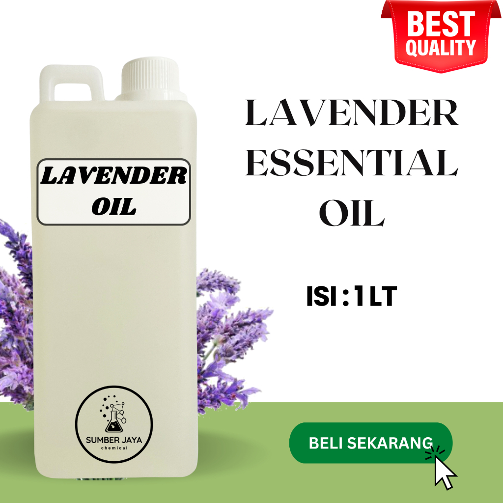 Lavender Essential Oil 1 Liter 100% ASLI BEST QUALITY