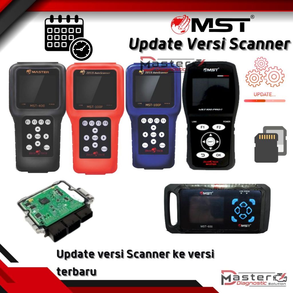 Software Update Versi Scanner Motor Injeksi Master Zeus MST Series