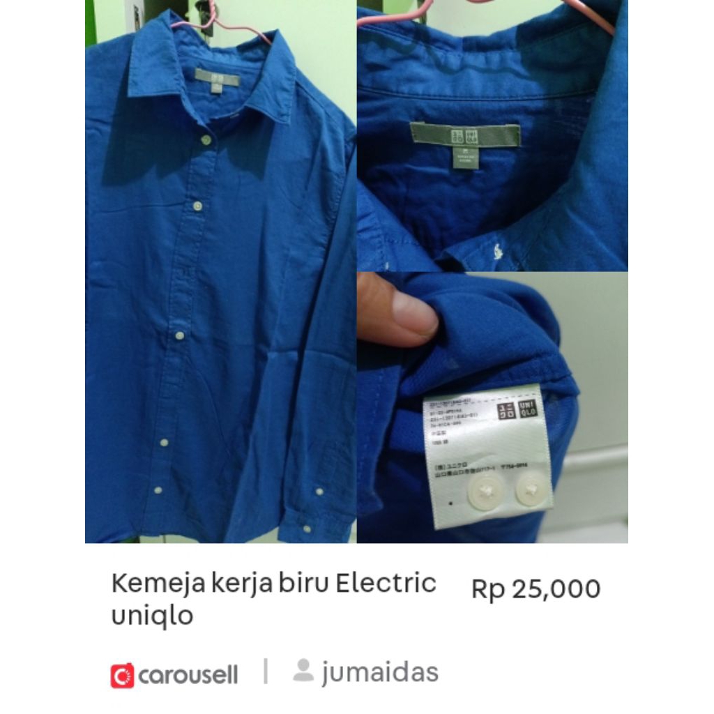 preloved kemeja hnm