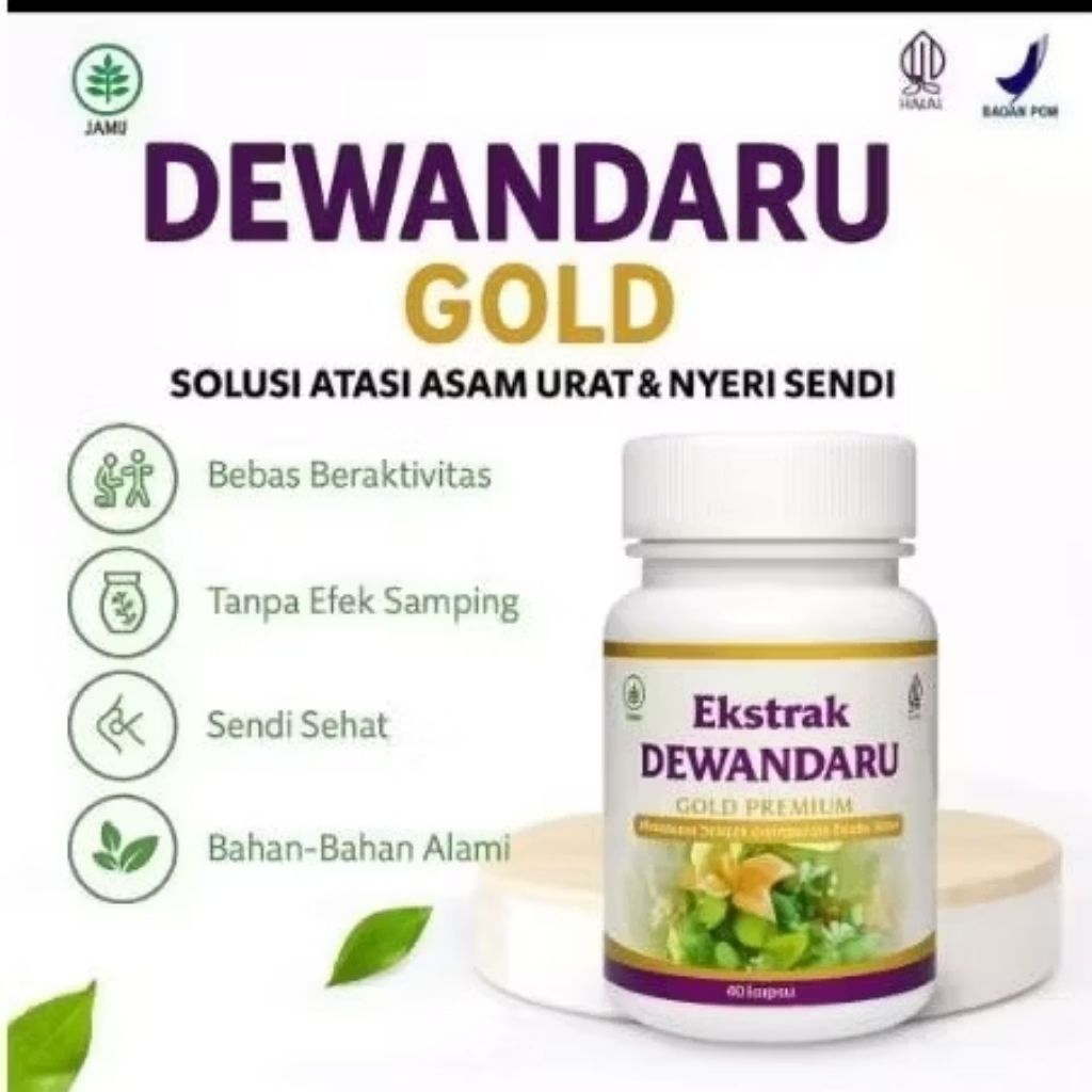 KAPSUL DAUN DEWANDARU KEMASAN BOTOL