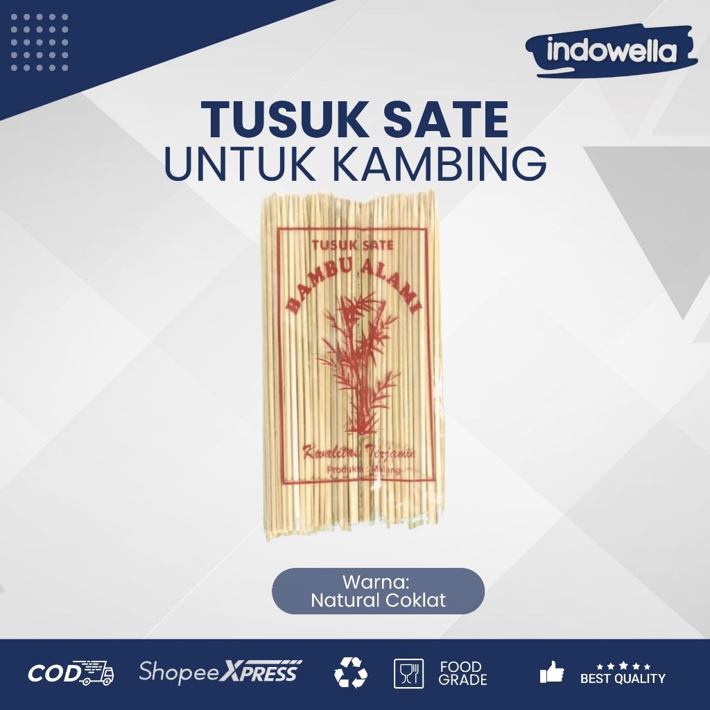 Tusuk Sate Untuk Kambing Cap BAMBU ALAMI
